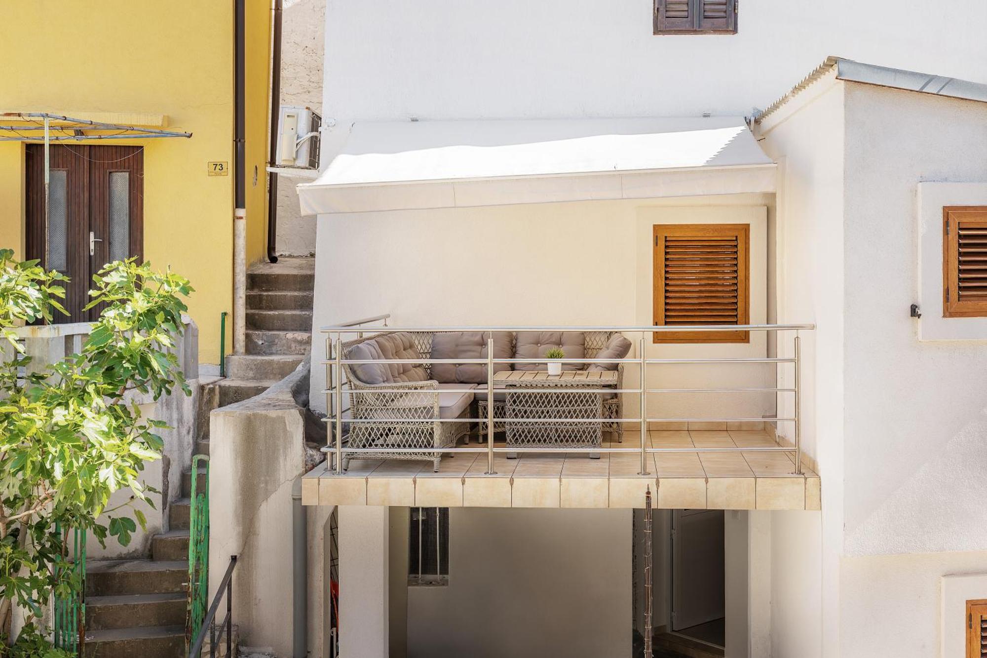 Apartment Porto With Terrace Baška Kültér fotó